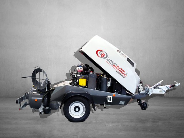 cementdeklvoermachine aanhangwagen