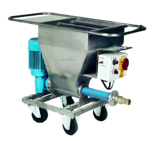 Kleine Spackspuit en dikstofpomp